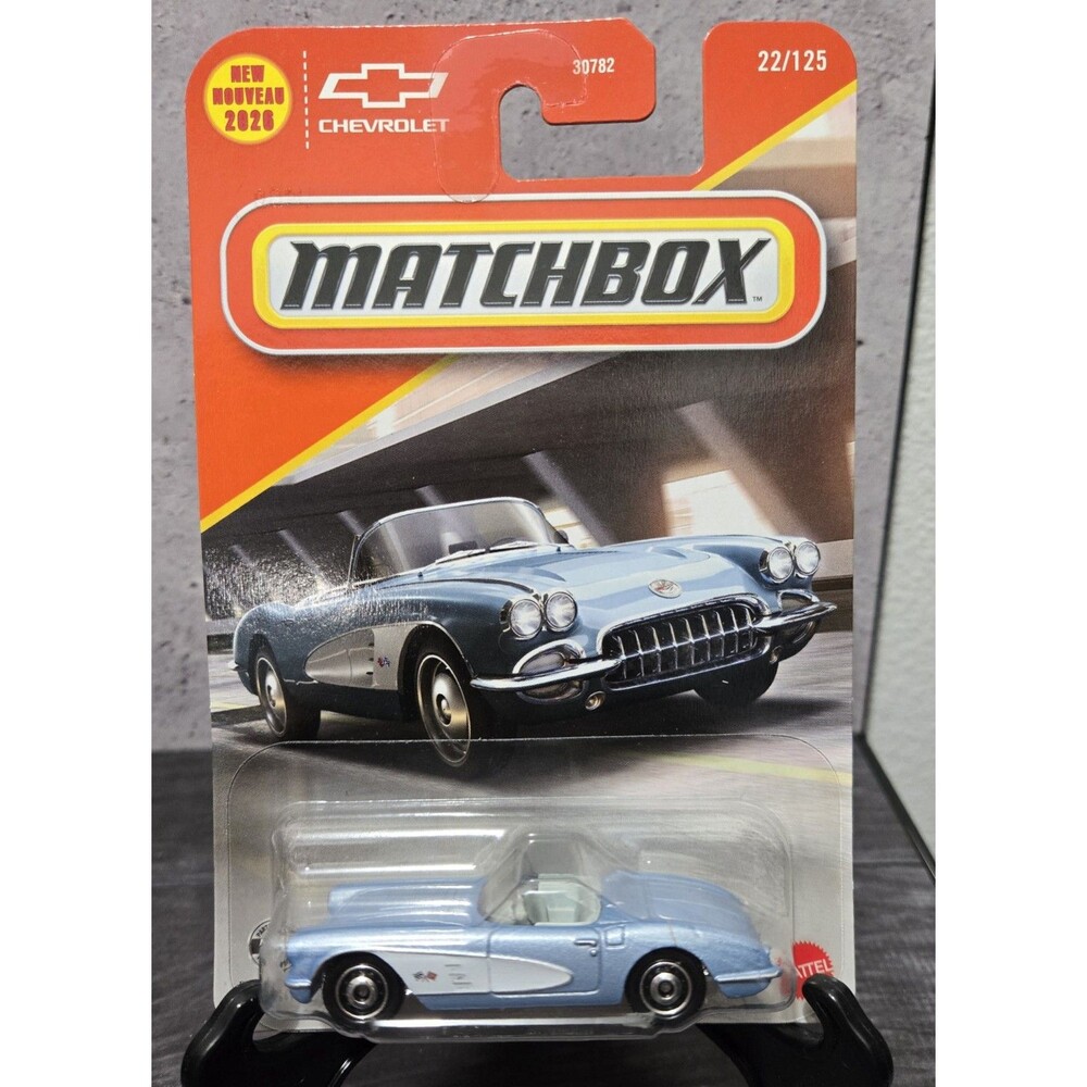 Matchbox '58 Corvette Frost Blue / C1 Diecast Classic 2026